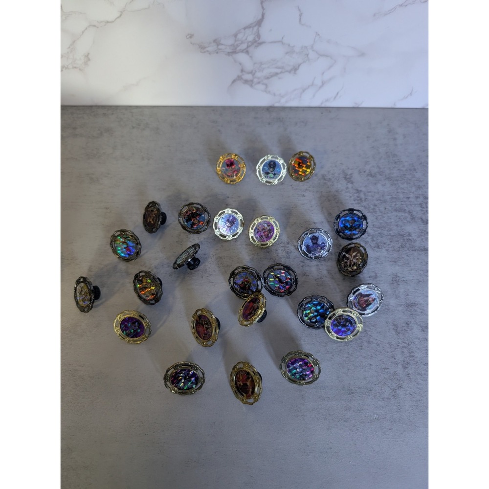 Vintage 1993 Mighty Morphin Power Rangers Spin Fighters - Lot of‎ 25 Spinners